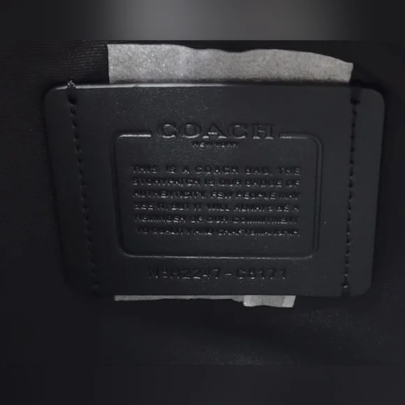 😘 NWT Coach 2 SET Laptop Bag Briefcase Wallet Designer Signature Embossed - Picture 8 of 14